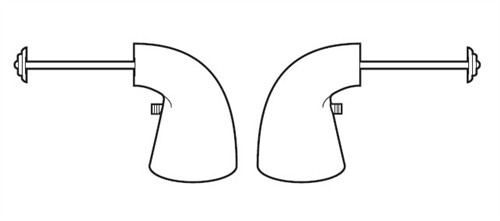 Delta H24PB Innovations: Metal Lever Handle Set - Less Accents, Polished Brass