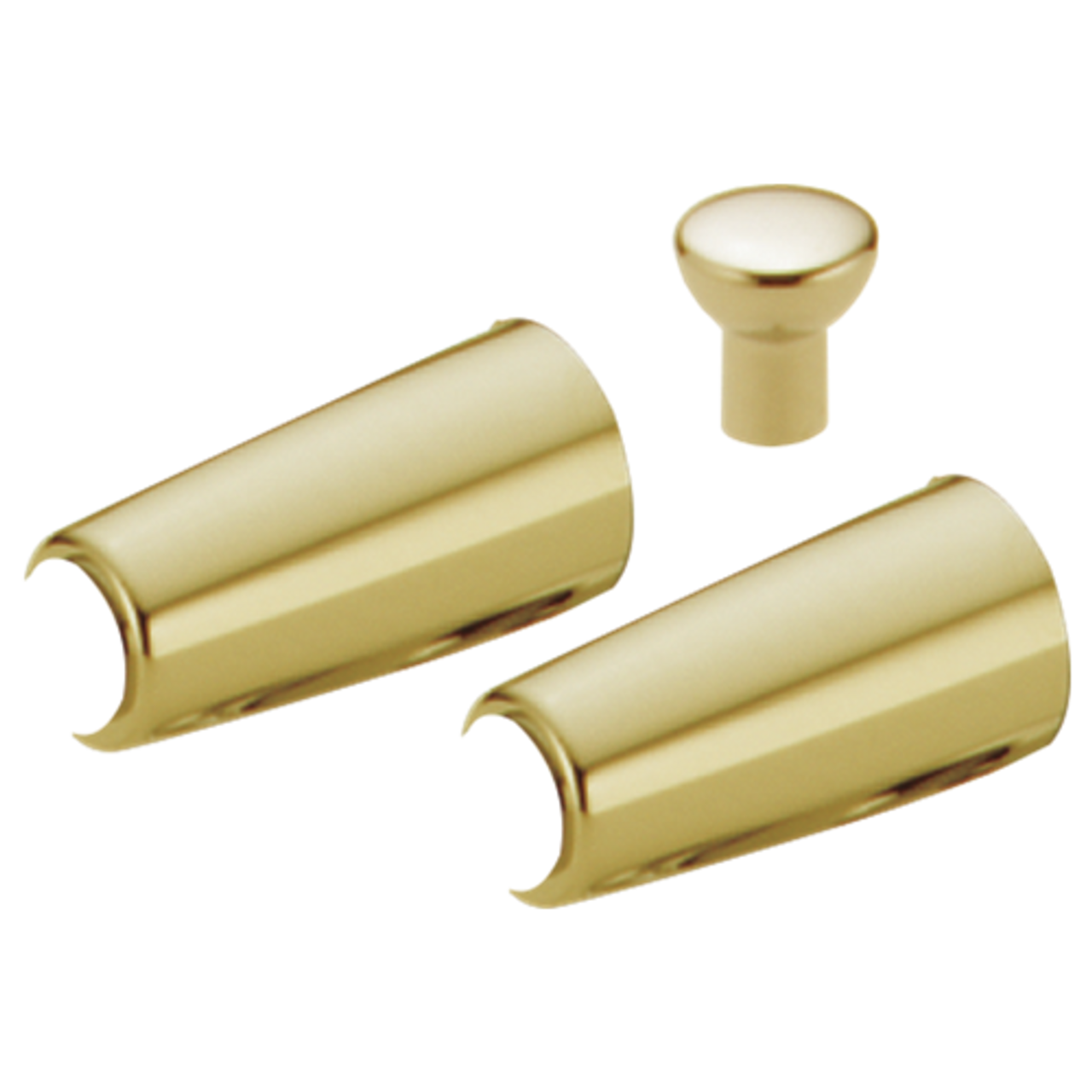 Delta A22PB Innovations: Metal Lever Handle Accent Set, Polished Brass Delta A22PB Innovations: Metal Lever Handle Accent Set, Polished Brass