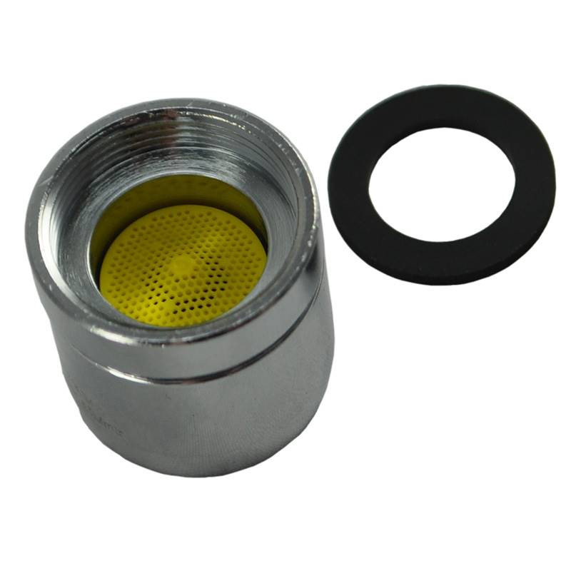 Chicago Faucet E29JKABCP Laminar Flow Outlet for an even measured 2.2 GPM Controlled Water Flow.