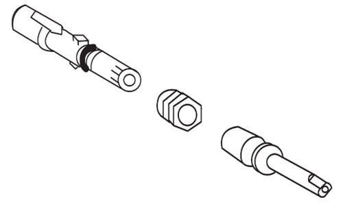 Moen 94543 Div Stem w/ Ext
