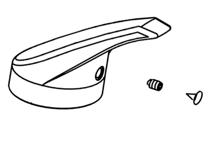 Moen 94740 Replacement Handle for Single Lever Lavatory Faucets - Polished Chrome