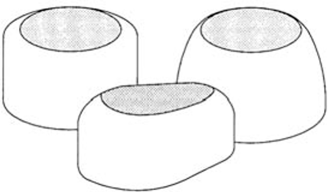 Pasco - 912 - OVAL PLASTIC BOLT CAP