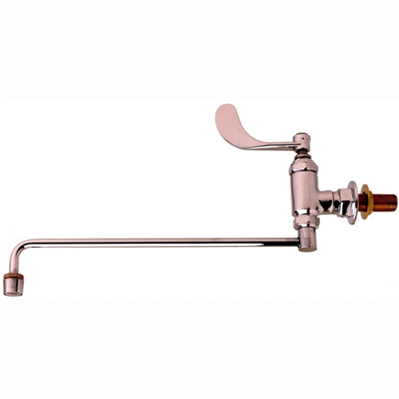 T&S Brass - B-0579 - Range Faucet, Wall Mount, Aerator, Wrist Handle, 1/2-inch British Thread Female Inlet T&S Brass - B-0579 - Range Faucet, Wall Mount, Aerator, Wrist Handle, 1/2-inch British Thread Female Inlet