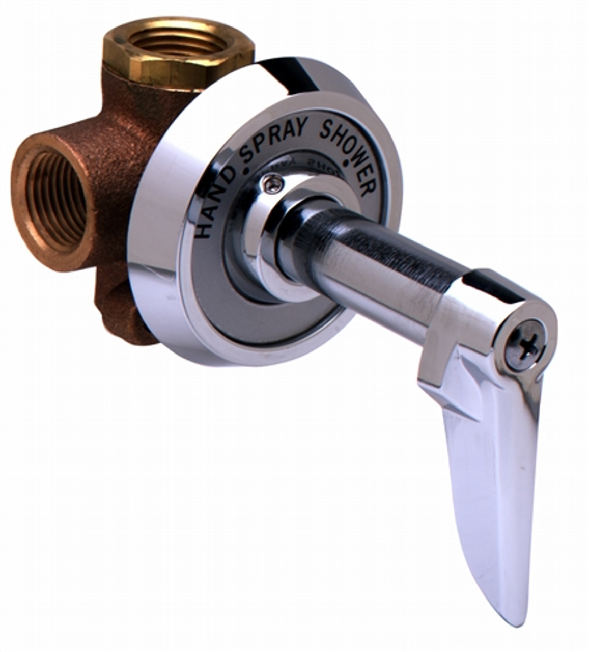 T&S Brass - B-1097 - Shower Diverter Valve, 1/2-inch NPT Inlet and Outlet, Lever Handle Control