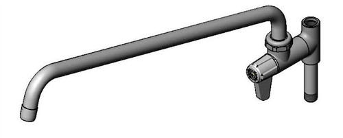 T&S Brass - 5AFL18 - Faucet, Add-On for Pre-Rinse, 18-inch Swivel Spout