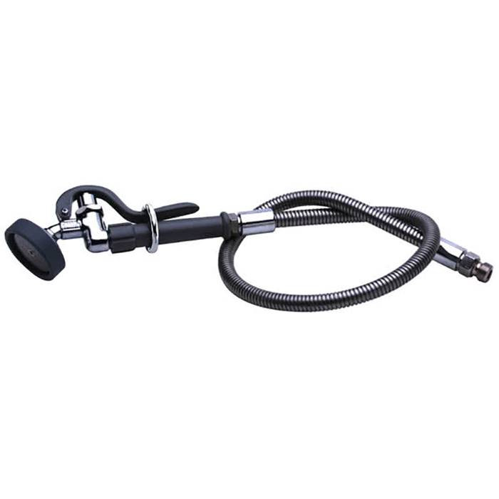 T&S Brass - B-0957 - Spray Assembly, 3' Clear Vinyl Hose, Self Closing Spray Valve