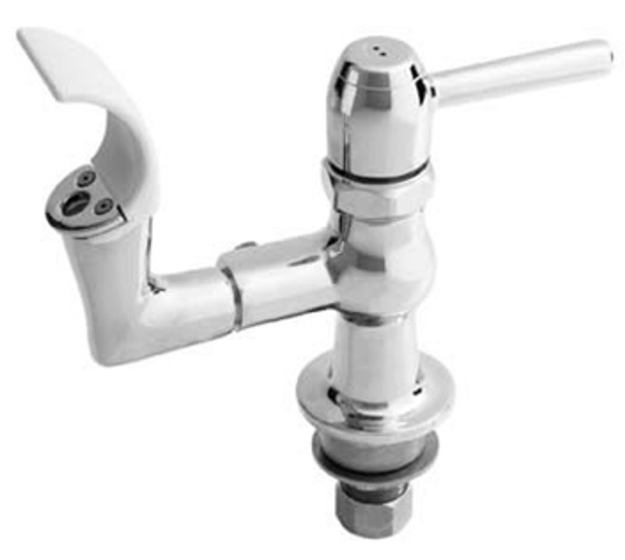 T&S Brass - B-2360 - Bubbler, Flexible Mouth Guard, Fast Self-Closing Cartridge, Lever Handle, Flow Control