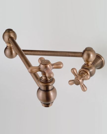 Jaclo KPF-25-108 Traditional Luxury Dual Control Wall Mounted Pot Filler Faucet