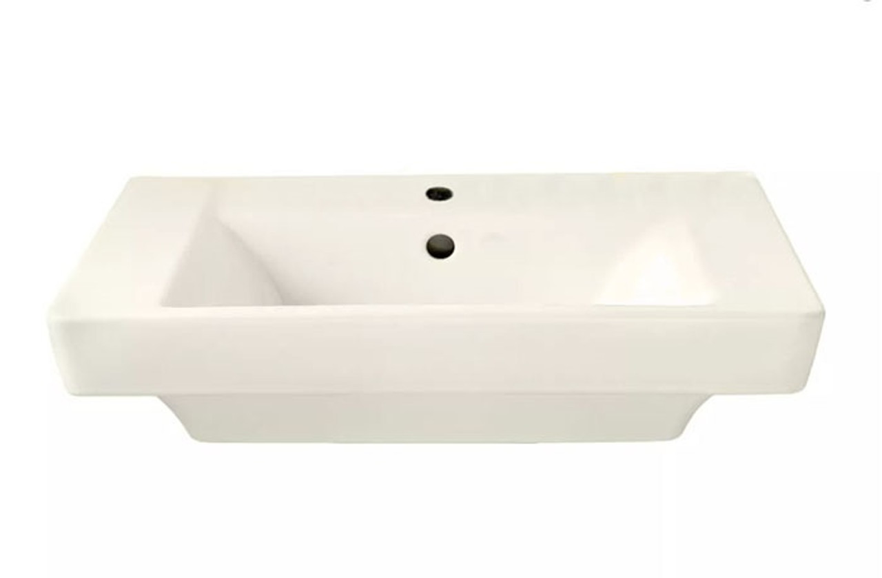 American Standard 0641001.222 Boulevard Pedestal Lavatory Top Single Hole (Linen)