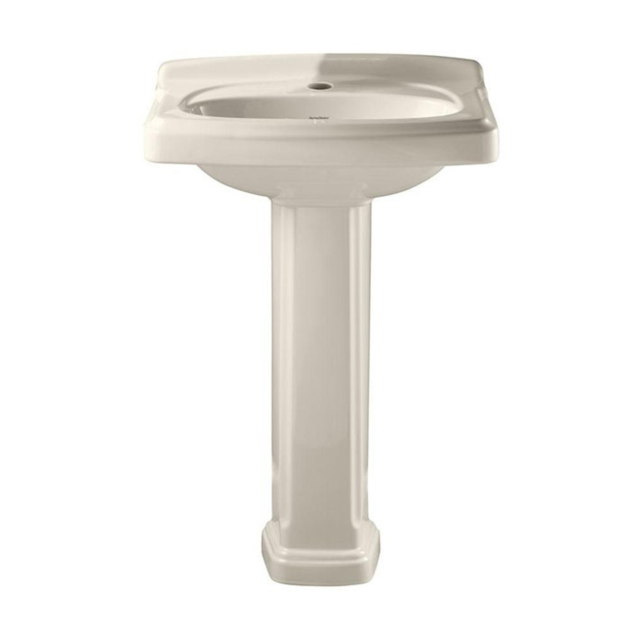 American Standard 0555101.222 Portsmouth Pedestal Basin Single Hole (Linen) American Standard 0555101.222 Portsmouth Pedestal Basin Single Hole (Linen)