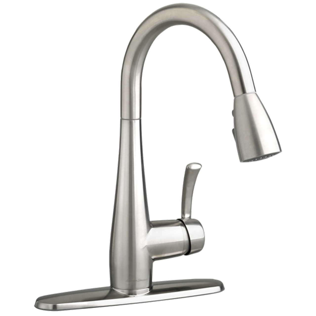 American Standard 4433300.075 Quince 1-Handle Pull Down High-Arc Kitchen Faucet (Stainless Steel) American Standard 4433300.075 Quince 1-Handle Pull Down High-Arc Kitchen Faucet (Stainless Steel)