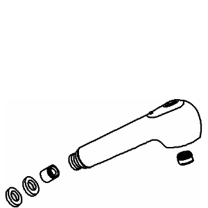 Kohler 1109445-CP - Polished Chrome Spray w/ Screen