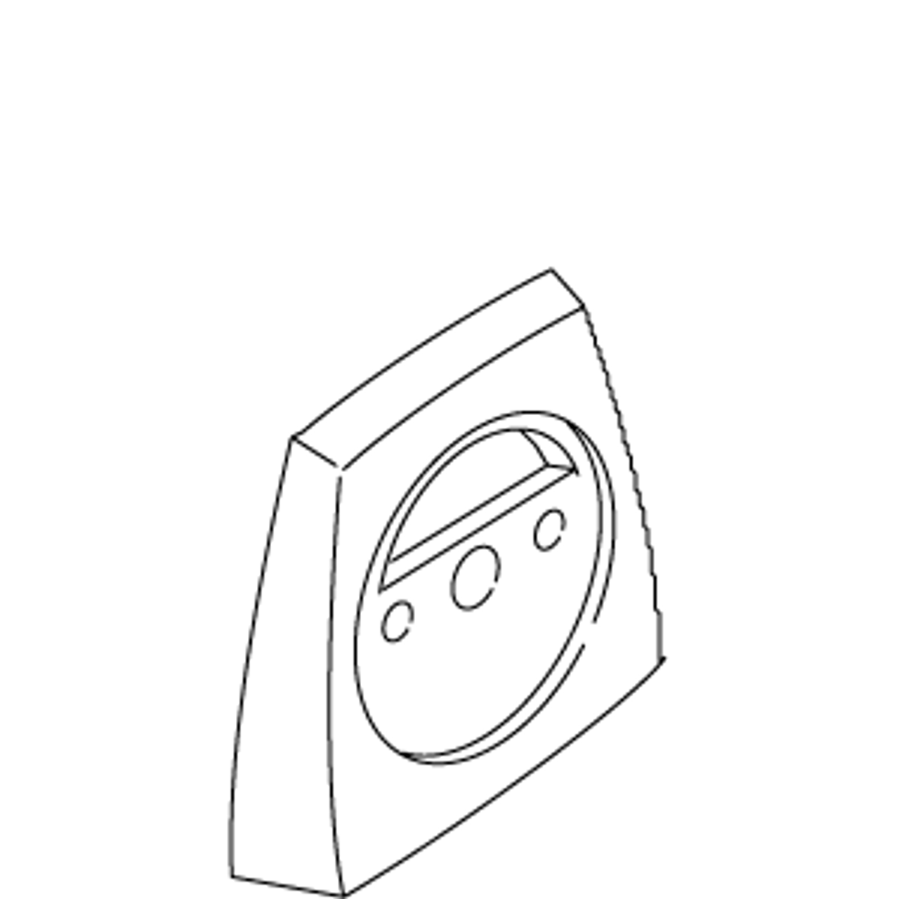 Kohler 1009790-BN - Brushed Nickle Overflow Hood Kohler 1009790-BN - Brushed Nickle Overflow Hood