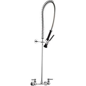 Chicago Faucets 510-GCLVB204WSAB Wall Mounted Pre-Rinse Fitting Low Flow