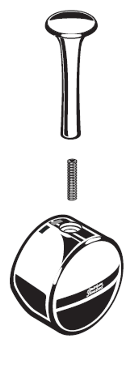 American Standard M962755-0750A Handle Kit-Stainless Steel-Pekoe-Rp