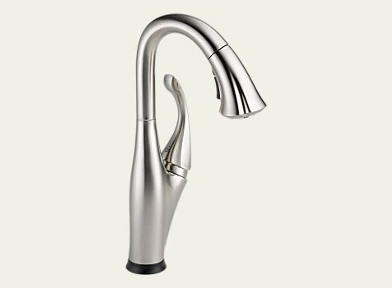 Delta 9992T-SS-DST - Delta Addison: Single Handle Pull-Down Bar/Prep Faucet Featuring Touch2O, None - Stainless Delta 9992T-SS-DST - Delta Addison: Single Handle Pull-Down Bar/Prep Faucet Featuring Touch2O, None - Stainless