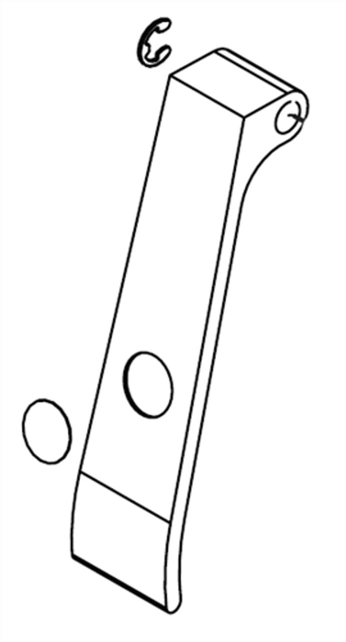 American Standard M962780-0020A Knee Pedal Hot F/7676129-Rp-