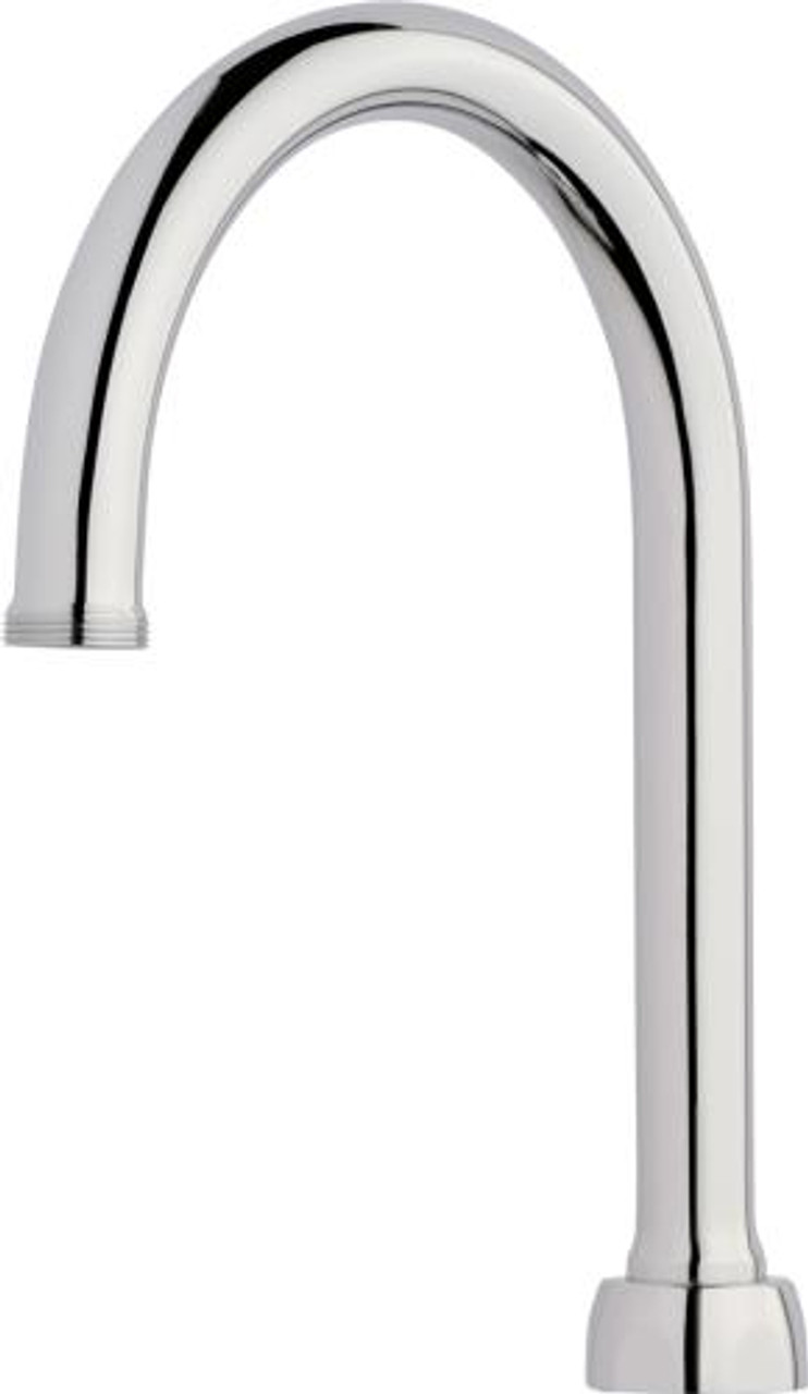 Chicago Faucets GN6AJKABCP 6" ridged/swing gooseneck spout