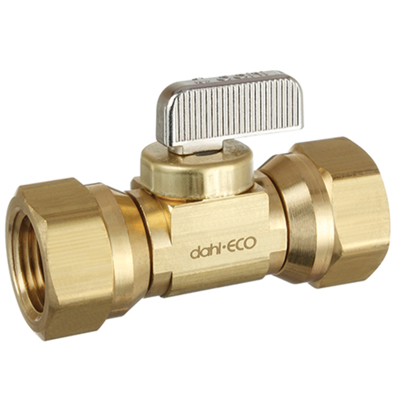 Dahl 521-53-53-BAG - 1/2 FIP x 1/2 FIP , Rough Brass