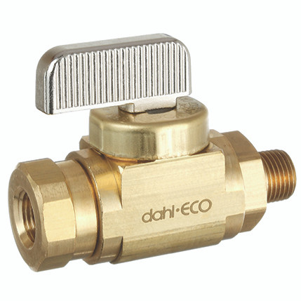 Dahl 521-50-60-BAG - 1/8 FIP x 1/8 MIP, Rough Brass