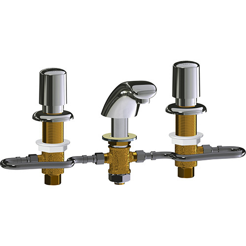 Chicago Faucets 404-HZV765E39ABCP Lavatory Metering Faucet