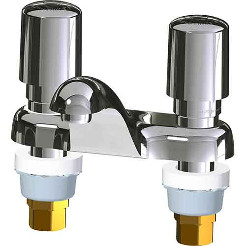 Chicago Faucets 802-E74-765ABCP Lavatory Metering Faucet