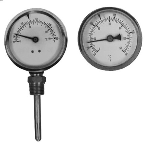 Pasco - 1457 - 3-1/2-inch250F THERMOMETER 1/2-inch MPTBOTM
