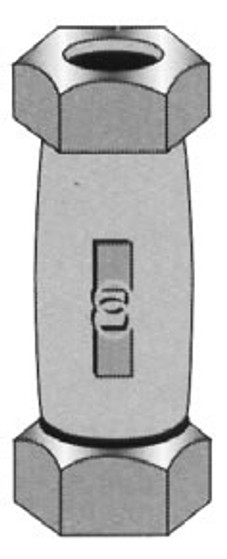 Pasco - 2913 - 2-inch   IPS GALV COMP CPLG/LONG