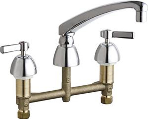 Chicago Faucets - 201-AL8ABCP - Kitchen Sink Faucet without Spray