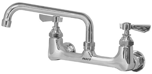 Pasco - 33214 - ADJ HVY DUTY WALL FAUCET-14-inch SPOUT