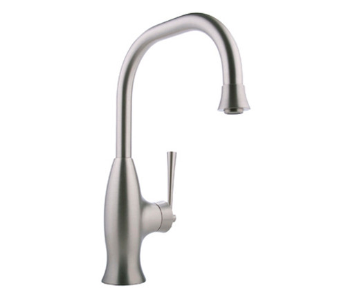 Meridian 2046040 - Kitchen Faucet with Pulldown Spray (Solid Brass Construction) - Satin Nickel