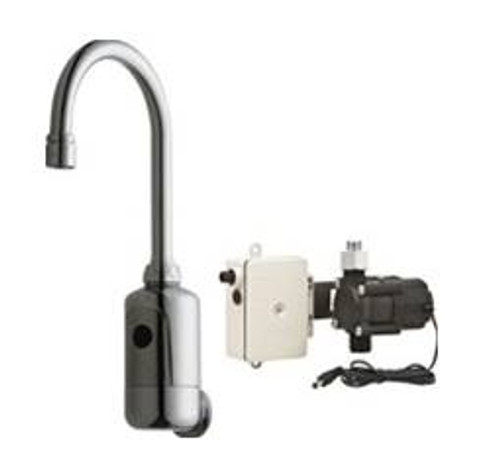 Chicago Faucets 116.904.AB.1 HyTronic Gooseneck Sink Faucet with Dual Beam Infrared Sensor
