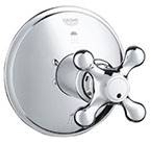 Grohe - 	19 222 000 Chrome Plated 3-Port Div Trim