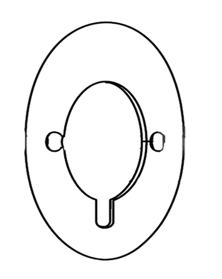 Symmons T-29B-SS Dial, Model B, Polished Alum.