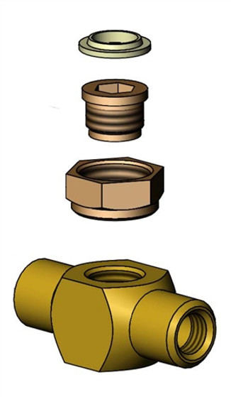 T&S Brass - 003700-45 - CROSS BODY & HARDWARE KIT