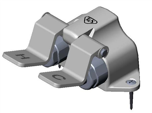 T&S Brass - B-0502-SL - Double Pedal Valve, Inlets 2-1/2-inch Centers, 1/2-inch NPT Inlet & Outlet, Slow Close Cartridge