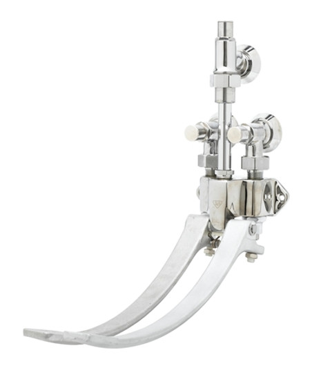 T&S Brass - B-0504-01 - Double Pedal Valve, Wall Mount, Loose Key Angle Stops, Angle Volume Control