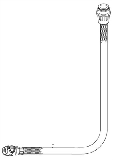 Delta RP37034GR Victorian: Quick-Connect Vegetable Hose, Not Applicable