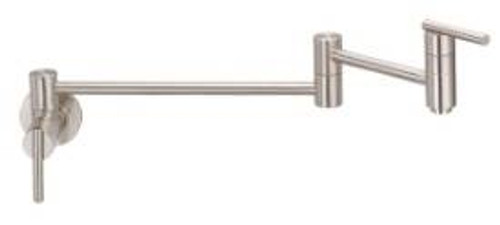 Danze D205058SS - Parma Single Handle Pot Filler Wall Mount Lever Handle - Stainless Steel