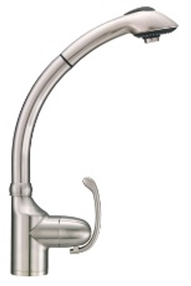 Danze D456720SS - Anu Single Handle Kit, Pull-Out Side Mount Handle - Stainless Steel