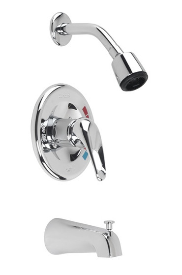 Gerber - SAFETEMP II TRIM KIT S/H T&S LOOP HANDLE SLIP SPOUT - CHROME