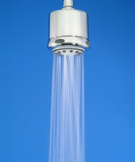 Jaclo S139-1.75 Frescia Low Flow Multifunction Shower Head With Light Grey Face And Nebulizing Mist 1.75 GPM