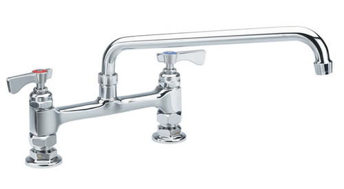 Krowne 15-808L - Low Lead Royal Series 8-inch Bridge Faucet with 8-inch Spout