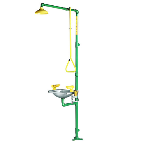 Speakman SE-603-ADA - Stay open shower with pull rod activation, SE-400 eye/face wash.