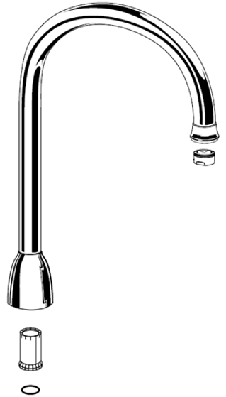 American Standard M962265-2950A Std Coll Spout Assembly For 4251
