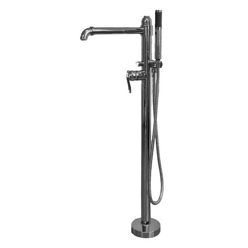 Graff G-2154-LM20F-SN Bali Floor Mounted Exposed Tub Filler (Rough & Trim), Steelnox (Satin Nickel)