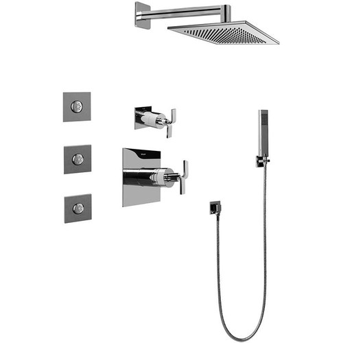 Graff GC5.122A-C9S-PC - Immersion Full Thermostatic Shower System with Diverter Valve