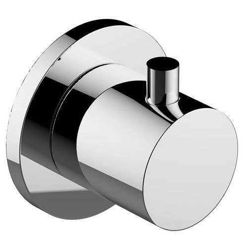Graff G-8097-RH1-BNi-T M-Series Round Stop/Volume Control Trim Plate and Handle , Brushed Nickel