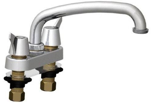 Union Brass&#174; - 545 - Metal Handles, 8-Inch Spout, Hose Adapter