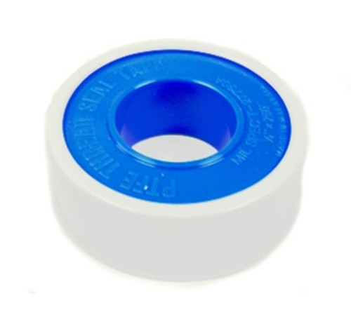The plumber's T-Tape is designed as a seal for pipe thread fittings. The tape is wrapped around the exposed threads of a pipe before it is screwed into place.